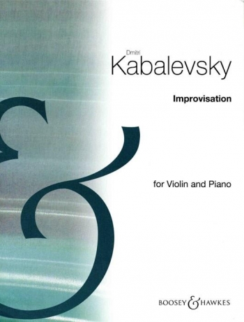 Improvisation: Violin and Piano (Boosey & Hawkes)
