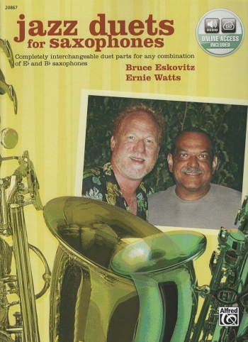 Jazz Duets: Saxophone: Eb Or Bb Saxophone: Book & Audio