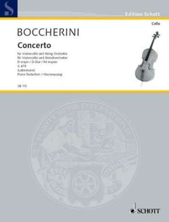 Cello Concerto D Major No.2: Cello & Piano (Schott)