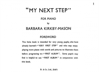 My Next Step  (Archive Copy)