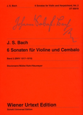 6 Sonatas For Violin And Harpsichord: Vol.2: Violin & Piano (Wiener Urtext)