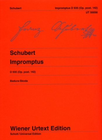Impromptus D935: Op.142 (post): Piano (Wiener Urtext)