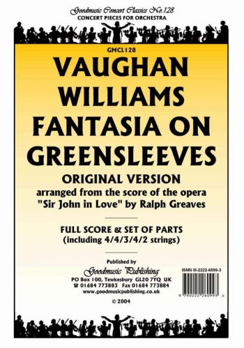 Fantasia On Greensleeves :  Orch Score & Parts