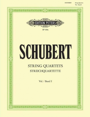 Schubert: String Quartet: Complete: 1: Score and Parts