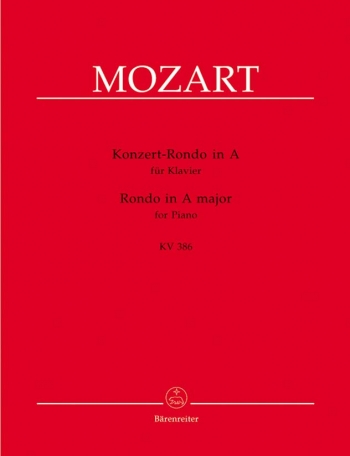 Concert Rondo A major: Piano  (Barenreiter)