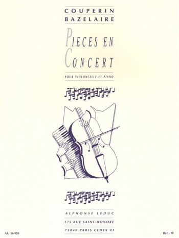 Pieces En Concert: Cello & Piano  (Leduc)