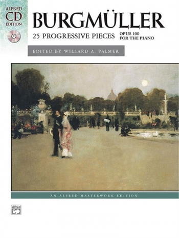 25 Progressive Pieces Op100: Piano Book & CD (Alfred)