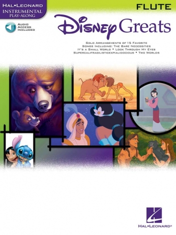 Disney Greats: Flute: Book & Audio