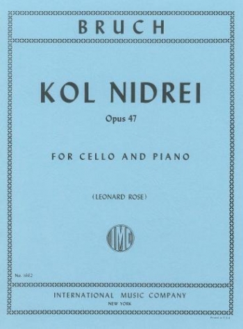 Kol Nidrei Op.47: Cello & Piano (International)