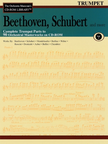 Orchestra Cd Rom Libarary: Trumpet: Vol 1: Beethoven, Schubert