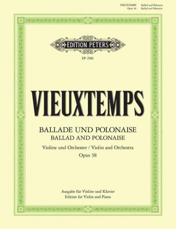 Ballade Polonasie: Violin and Piano (Peters)