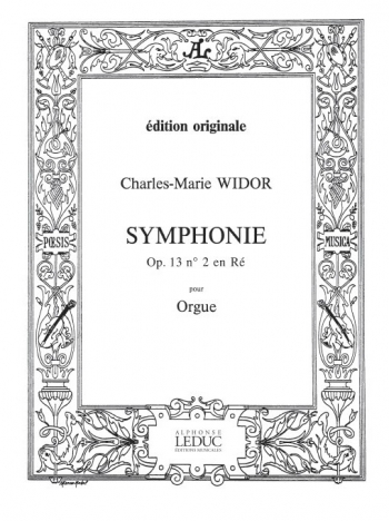 Symphony No.2 Op.13: Organ (Hamelle)