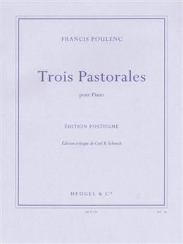 3 Pastorales: Piano Solo