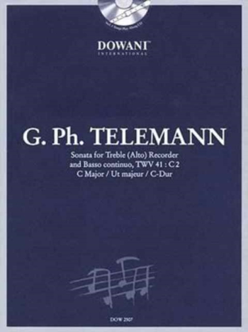 Sonata: C Major: Twv41: Treble Recorder and Basso Continuo (Dowani)