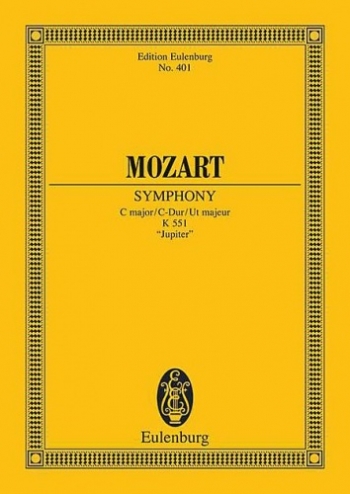 Symphony No. 41 : C Major: Miniature Score