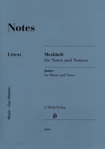 Manuscript Jotter For Music & Notes (Henle)
