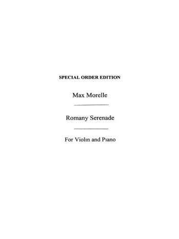 Romany Serenade: Violin and Piano