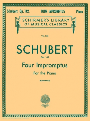 4 Impromptus: Op.142: Piano (Schirmer)