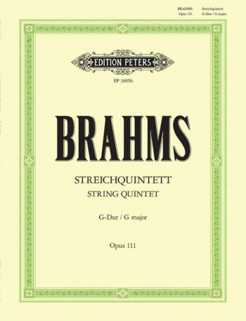 String Quintet In G Op.111: Parts (Peters)