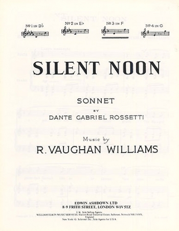 Silent Noon F Major: Vocal: Solo Song