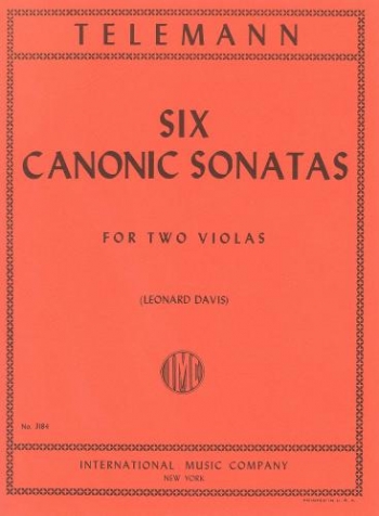 Telemann: 6 Canonic Sonatas: Viola Duet