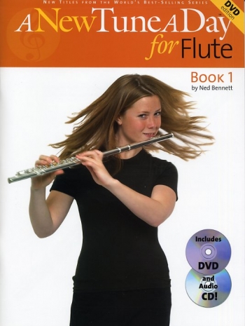 New Tune A Day: Flute: Book 1: Book & CD & DVD(Bennett)