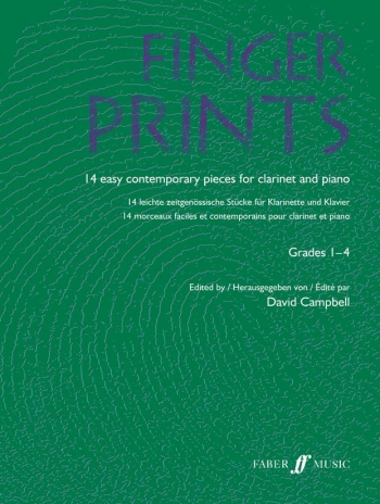 Finger Prints: Clarinet & Piano Grade 1-4 (campbell) (Faber)