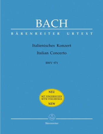 Italian Concerto  (New Fingerings): Piano  (Barenreiter)