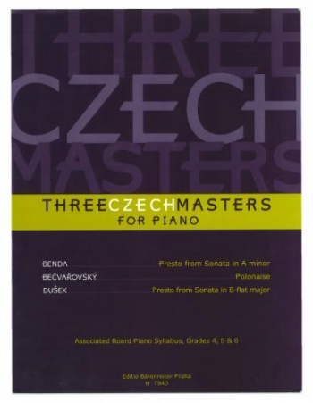 3 Czech Masters: Piano (Barenreiter)