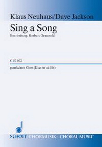Sing A Song: SATB Mixed Voices (Neuhaus And Jackson) (PACK 20)