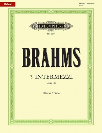 3 Intermezzi: Op.117: Piano (Peters)