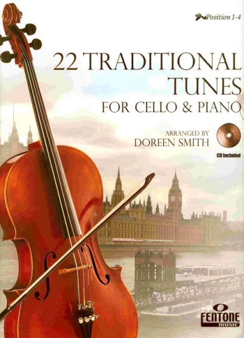 22 Traditional Tunes: Cello: Book & CD(Fentone)