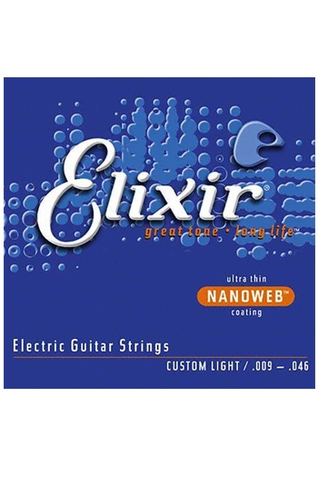 Elixir Electric Guitar Nanoweb Custom Light 9-46