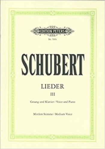 Lieder (Songs) Vol.3 Low Voice & Piano (Peters)