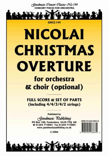 Christmas Overture: Orchestra: Scandpts (optional Choir)
