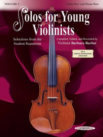 Solos For Young Violinists Vol.3 Violin & Piano (barber)