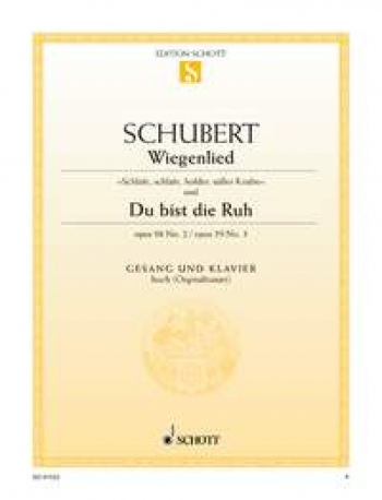 Du Bist Die Ruh D776 Vocal & Piano (Schott)