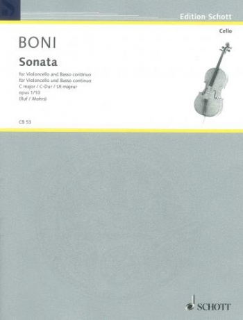 Sonata: C: Cello & Piano (Schott)