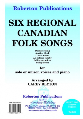 Canadian Folk Songs: Unison