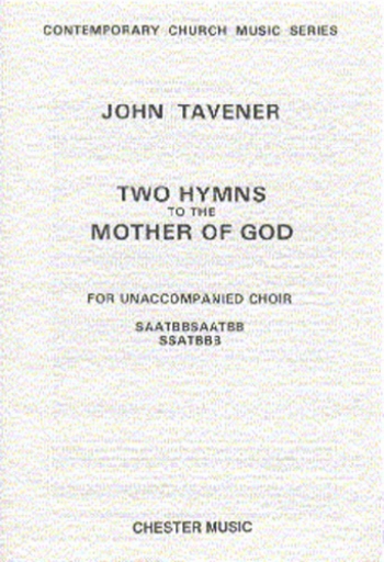 Two Hymns To The Mother Of God Vocal Satb