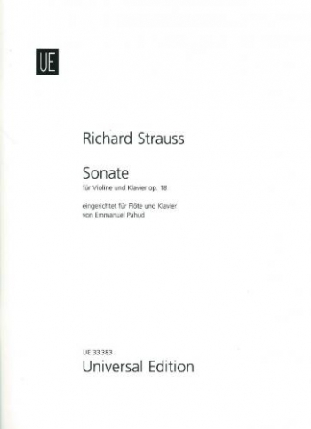 Sonata Op18 (1887): Flute & Piano (Universal)
