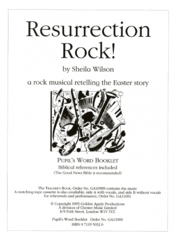 Wilson-resurrection Rock-pupils Book-vocal-cantata