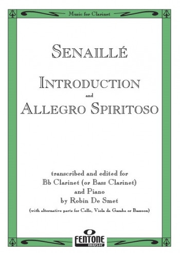 Introduction And Allegro: Clarinet & Piano (Fentone)