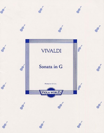 Sonata G: Viola and Piano (Viola World)
