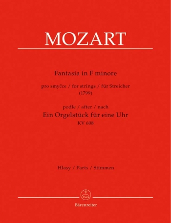 Mozart: Fantasia: F Minor: String Quartet: Parts