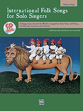 International Folk Songs For Solo Singers: med High Voice