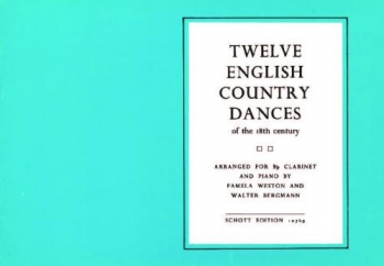 12 English Country Dances : Clarinet