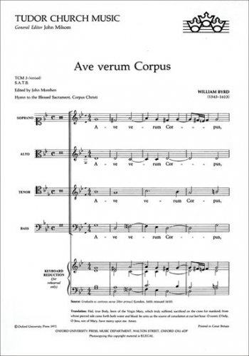 Ave Verum Corpus:  Vocal Satb Unaccompanied (OUP)