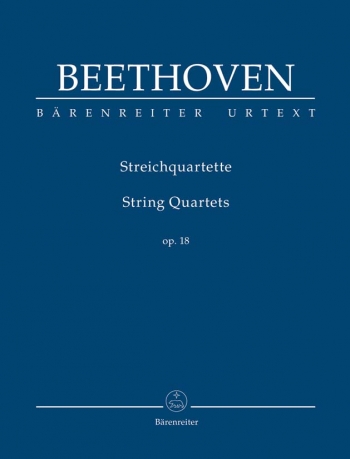 String Quartets Op.18:Study Score (Barenreiter)