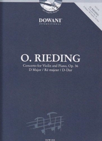Concerto D Op.36: Violin & Piano: Book & Cd (Dowani)
